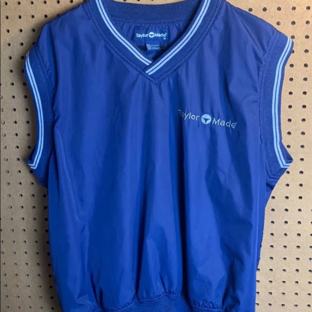 TaylorMade Blue Golf Vest Size Medium Men’s